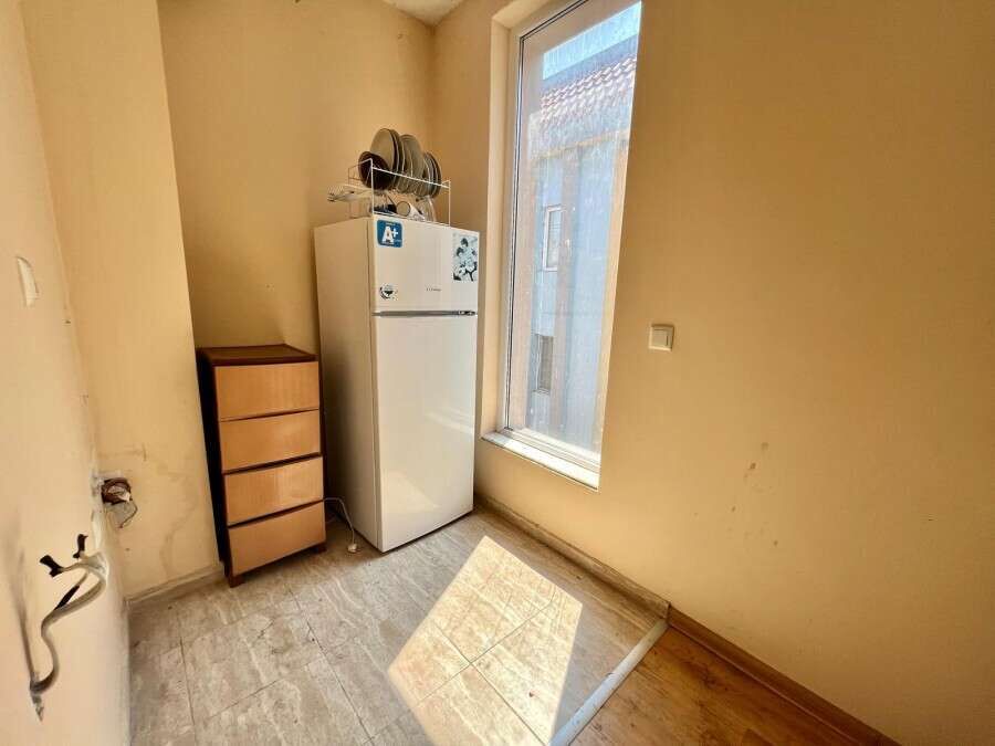 Bright interior of a 1-bedroom apartment in Ravda center.
