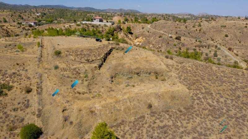 Two land plots for sale in scenic rural area near Paphos and Nicosia, Cyprus.