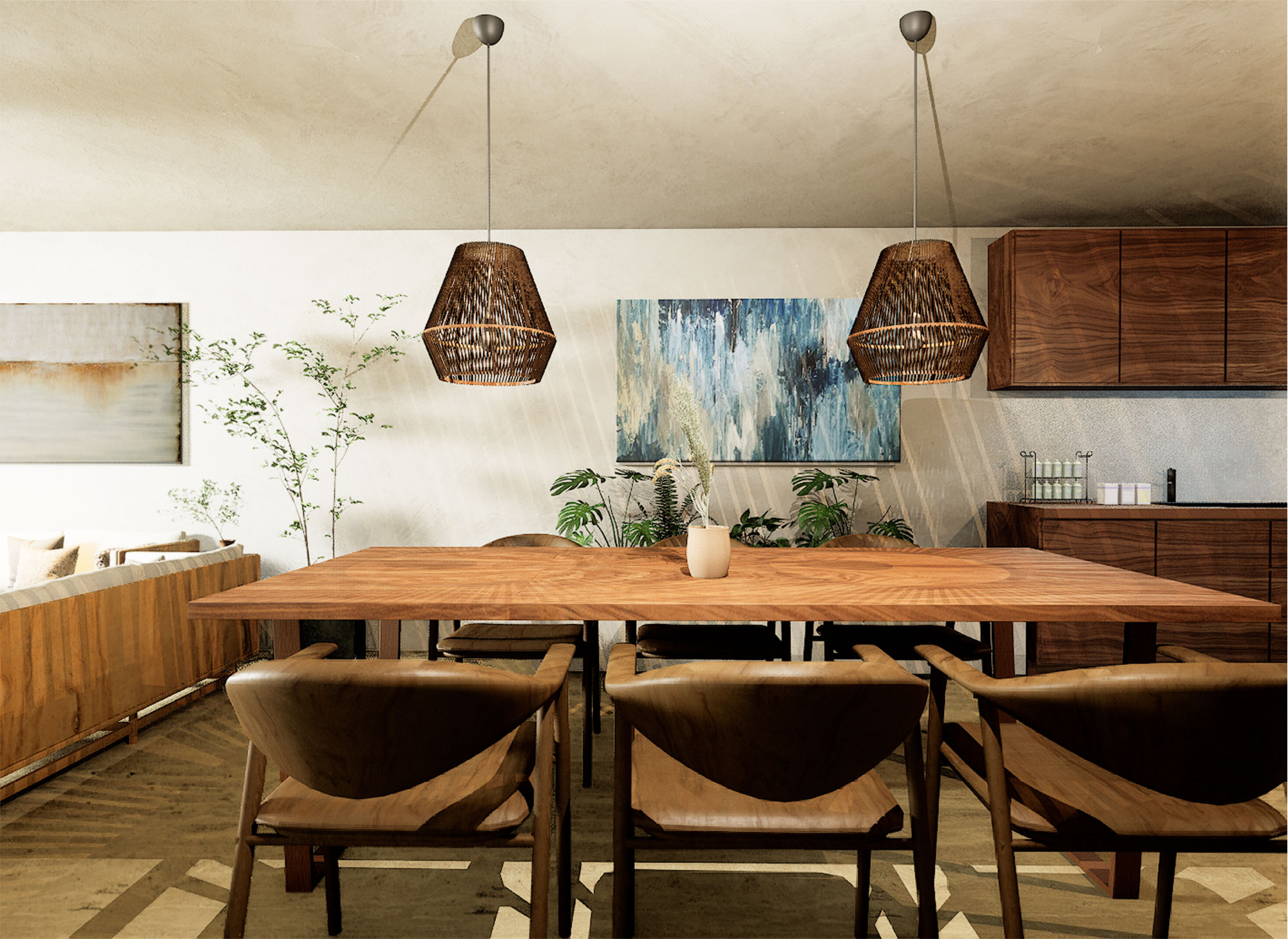 2-bed-Villa-Marinero-Renders-Zicatela-2