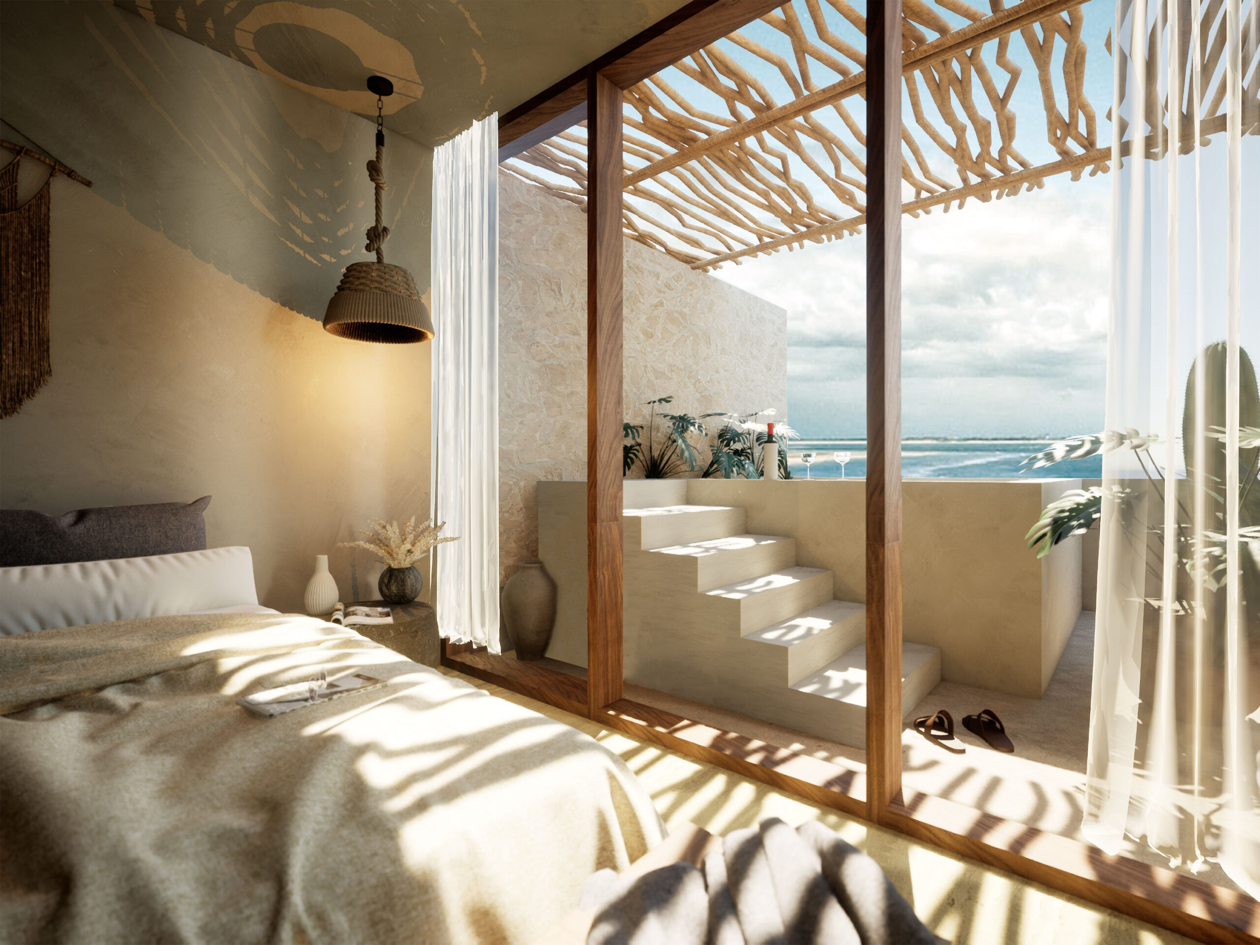 2-bed-Villa-Marinero-Renders-Zicatela-6-scaled-1