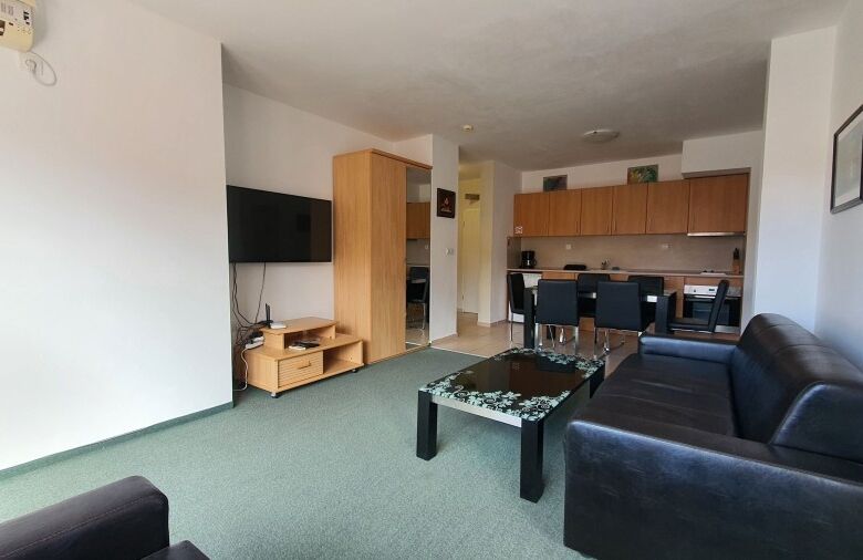 Spacious 152.12 sq.m. apartment with large terrace in Aheloy's Marina Cape. Modern living space with.