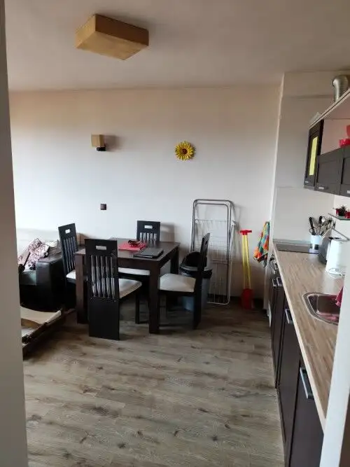 Interior of a 1-bedroom apartment with sea view in SunSet Ravda, near the beach.