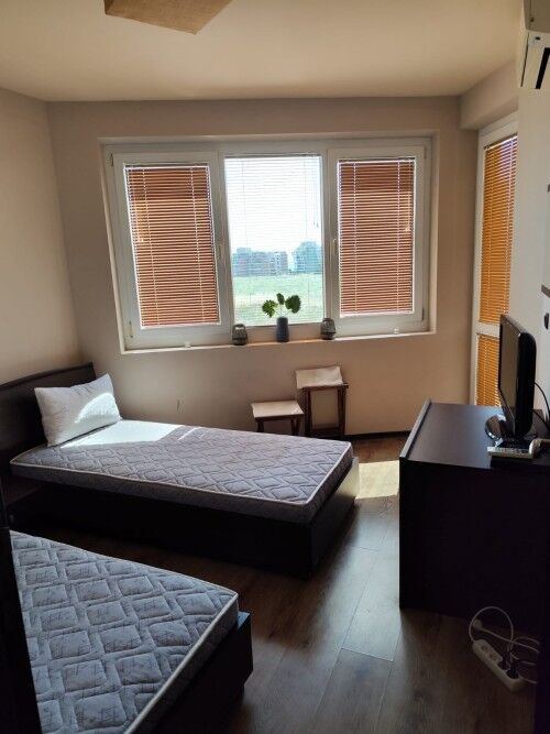 Sea view 1-bedroom apartment near the beach in Ravda.
