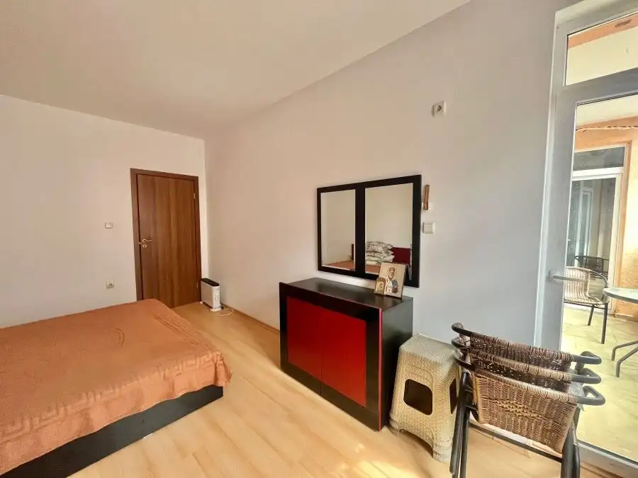 Bright 2-bedroom fully furnished apartment with balcony near the coast.