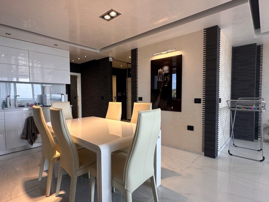 Elegant living room with contemporary furniture and stylish decor.