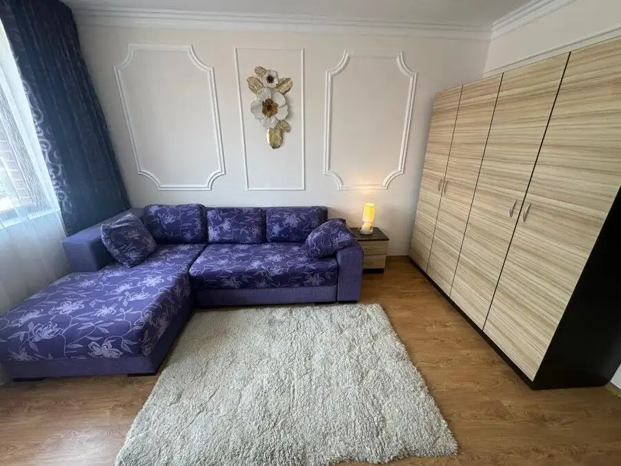 Furnished studio apartment with 35 sq.m. space in Apollon complex, Ravda, featuring a comfortable li.