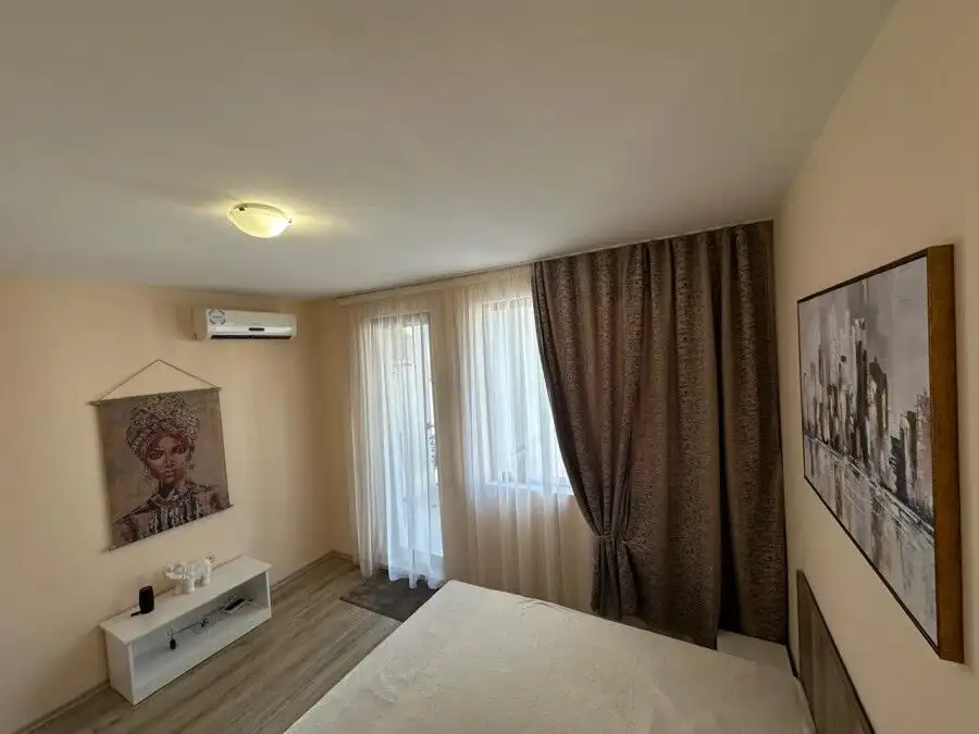 Modern studio apartment in Apollon, Ravda with bright interior and comfortable furnishings.