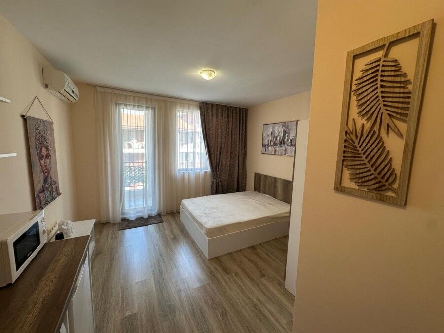 Cozy Studio Apartment in Apollon Ravda Comfortable studio with modern decor in Apollon apartments, Ravda, featuring a bright living space a.