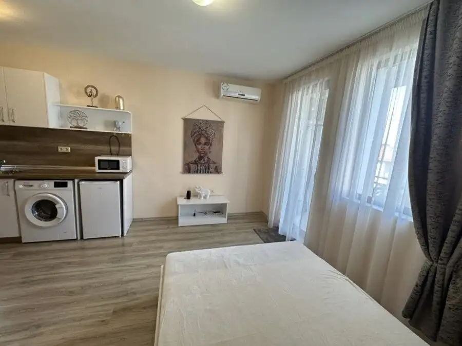 Modern studio apartment of 31 sq.m. in Apollon complex, Ravda, Bulgaria.