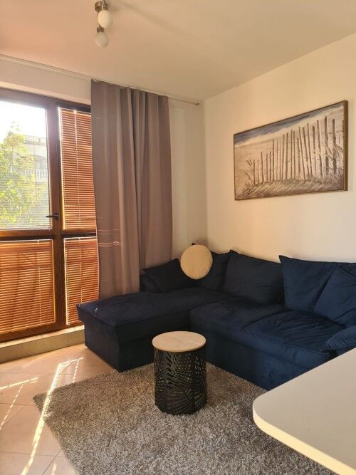 Modern 2-bedroom furnished apartment with stylish decor in Cascadas Family Resort, Sunny Beach.