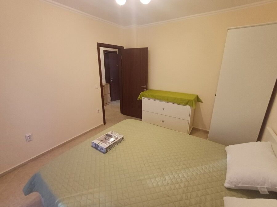 Apartment with pool view in Cascadas Family Resort, Sunny Beach.