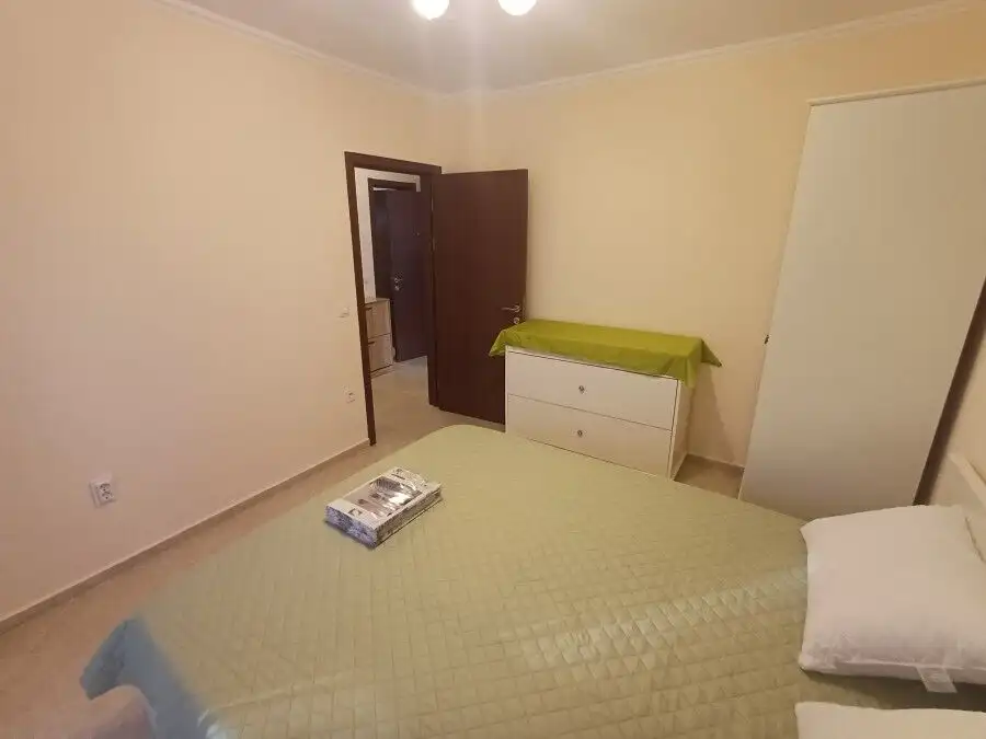 Apartment with pool view in Cascadas Family Resort, Sunny Beach.