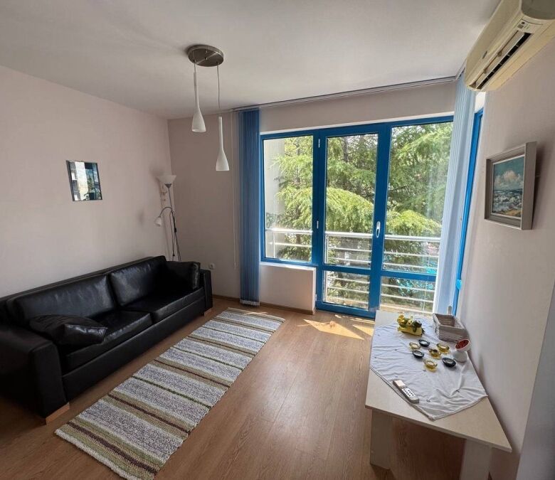 Apartment with sea view and pool access in Sunny Beach's Excelsior complex.