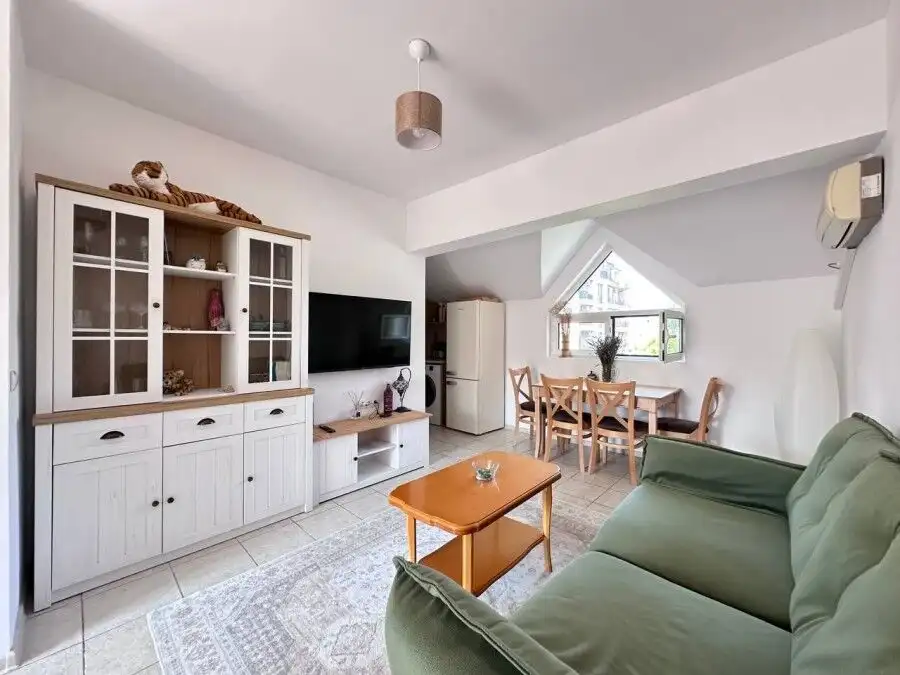 Modern furnished maisonette with 2 bedrooms, 91 sq.m., located in Robinson Gardens, Sunny Beach. Per.
