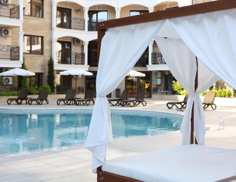 Studio with sea view in Valencia Gardens complex, Nessebar, 44 sq.m.