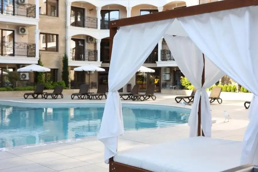 Studio with sea view in Valencia Gardens complex, Nessebar, 44 sq.m.