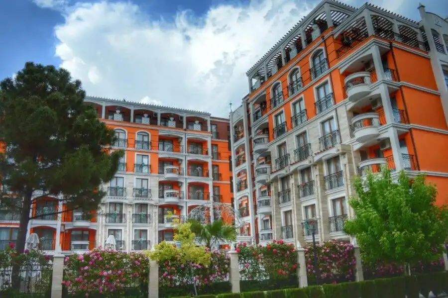 Apartment in Harmony Palace, Sunny Beach, 47 sq.m., ground floor.