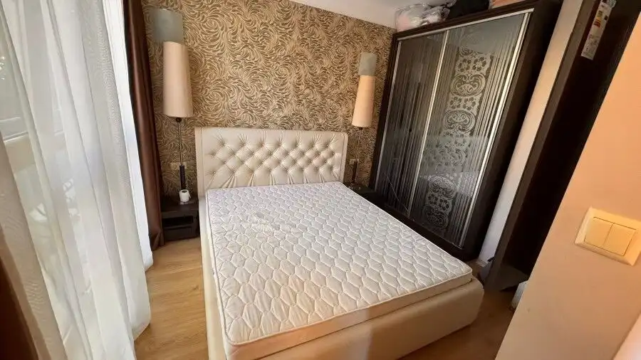Bright ground floor apartment with modern furnishings in Harmony Palace, Sunny Beach. Perfect for co.