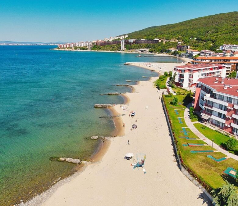 First sea line 1 BED apartment, 70 sq.m., in Privilege Fort, Elenite Resort, Bulgaria.