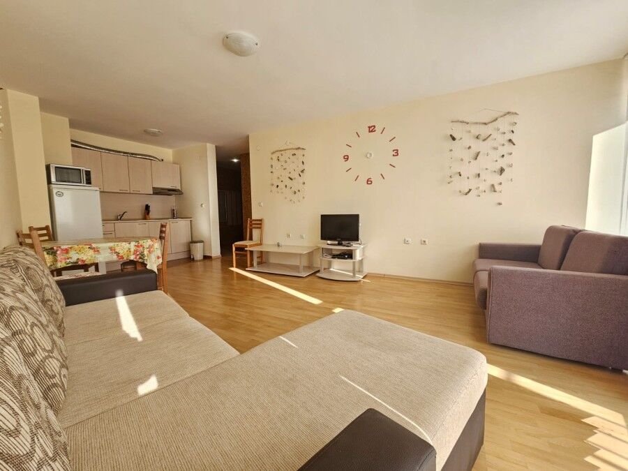 Cozy 1-Bed Apartment in Privilege Fort, Elenite Resort Bright interior of a 75 sq.m. sea view apartment in Privilege Fort, Elenite Resort. Perfect for seas.