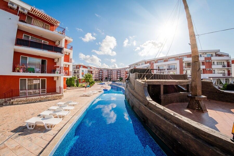 First sea line! 1 BED apartment, 75 sq.m., in Privilege Fort, Elenite Resort! Sea view apartment with pool at Elenite Resort, Bulgaria.