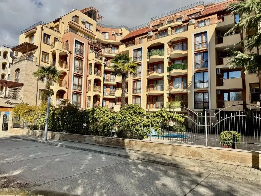 Modern 1-bedroom apartment in Harmony Suites, Sunny Beach resort, Bulgaria.