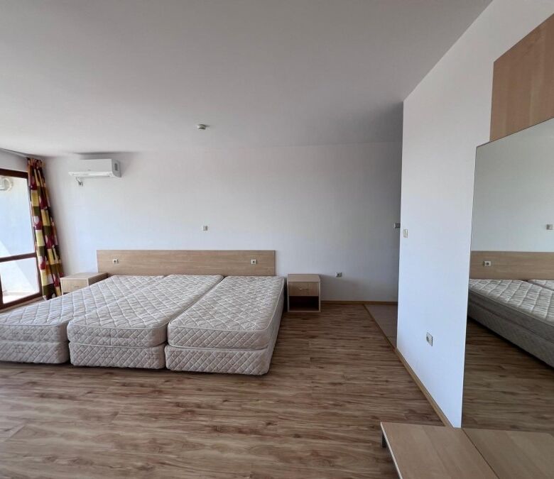 Bright studio apartment with 60 sq.m. space in Gardenia Hills near Sunny Beach. Modern furnishings a.