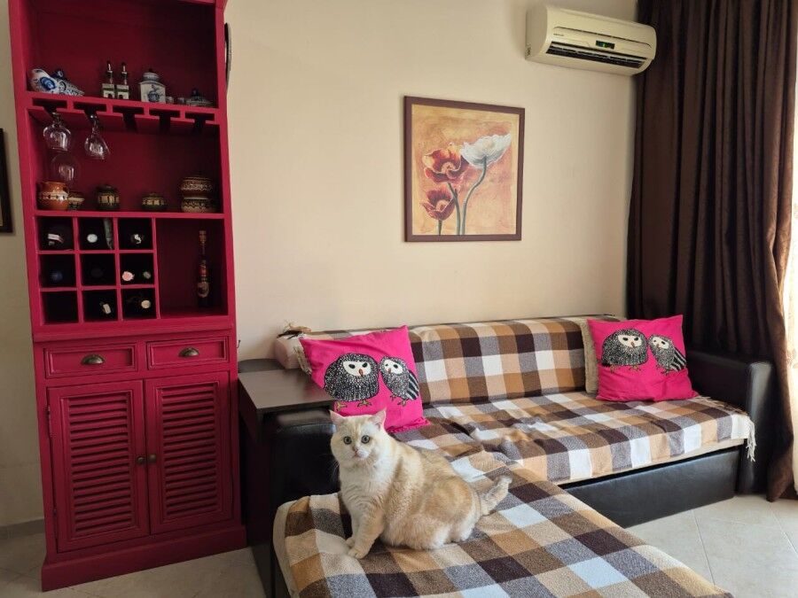 Cozy 1-Bed Pool View Apartment in Sunny Beach Apartment with pool view, 55 sq.m., in Cascadas Family Resort, Sunny Beach, Bulgaria.