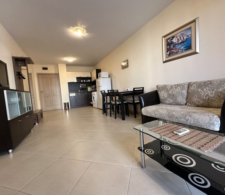 Bright 1-bedroom apartment near the sea in Kalia, Sunny Beach, offering 61 sq.m. of comfortable livi.