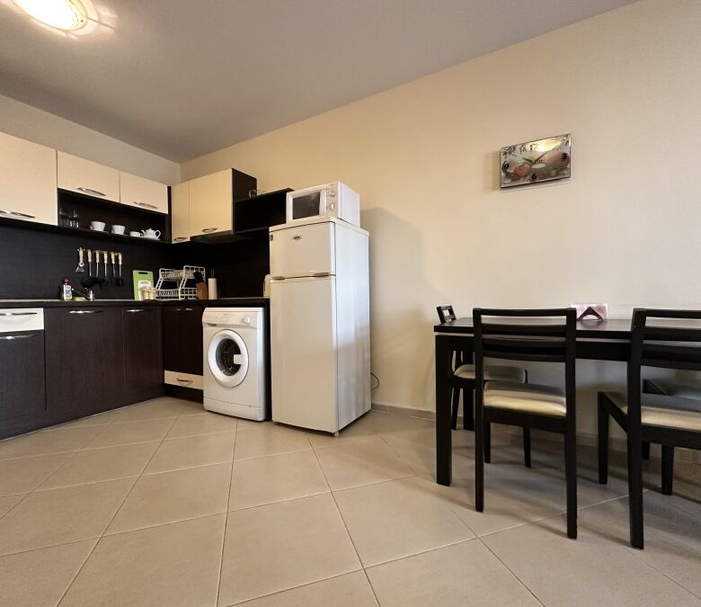 Interior view of a 1-bedroom apartment in Kalia, Sunny Beach, near the sea.