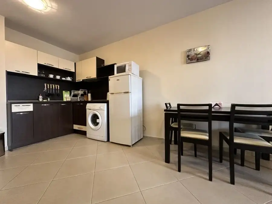 Interior view of a 1-bedroom apartment in Kalia, Sunny Beach, near the sea.