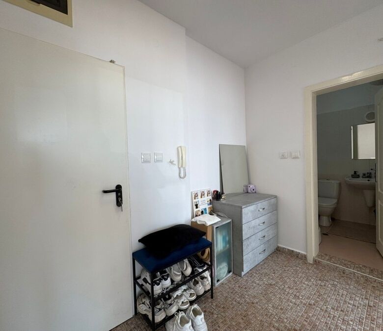 Bright interior of a 1-bedroom top floor apartment in Flores Park, Sunny Beach center.