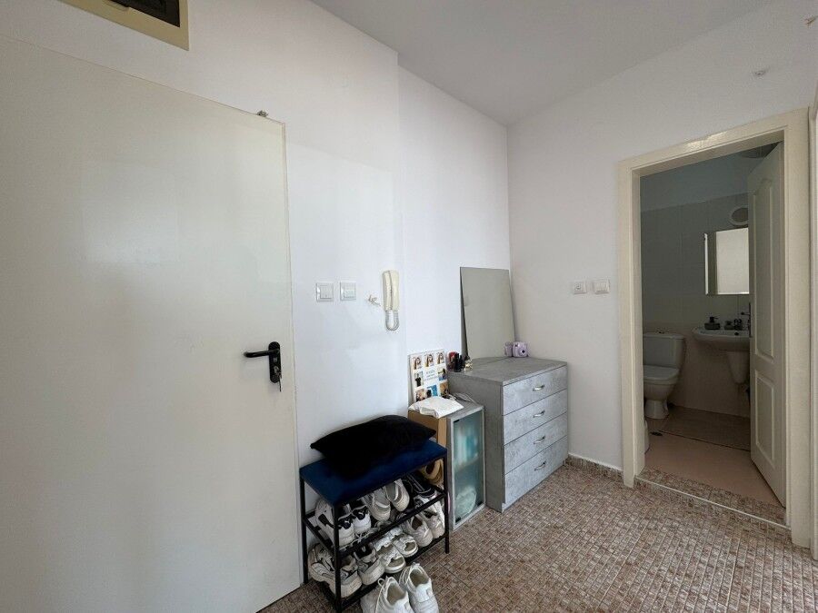 Bright interior of a 1-bedroom top floor apartment in Flores Park, Sunny Beach center.