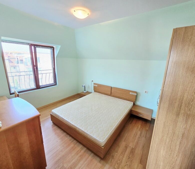 Bright 1-bedroom apartment with large terrace and sea views in Amoto, Nessebar. Perfect for relaxing.