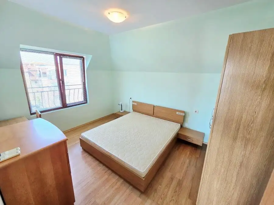 Bright 1-bedroom apartment with large terrace and sea views in Amoto, Nessebar. Perfect for relaxing.