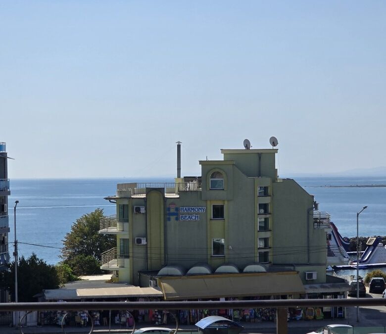 Floor apartment offering stunning sea views and a spacious terrace in Amoto, Nessebar. Perfect for s.