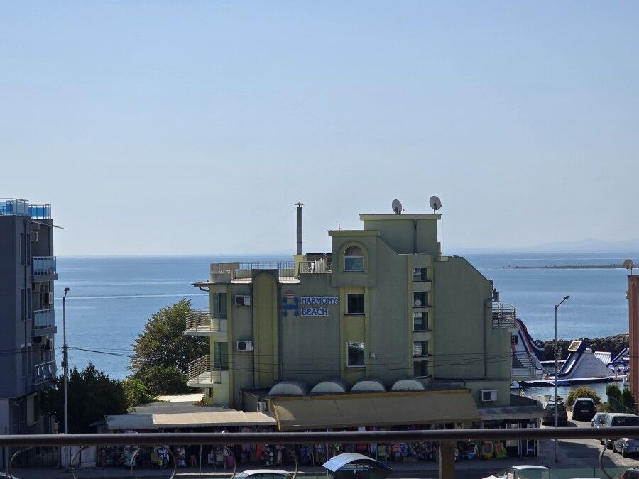 Floor apartment offering stunning sea views and a spacious terrace in Amoto, Nessebar. Perfect for s.