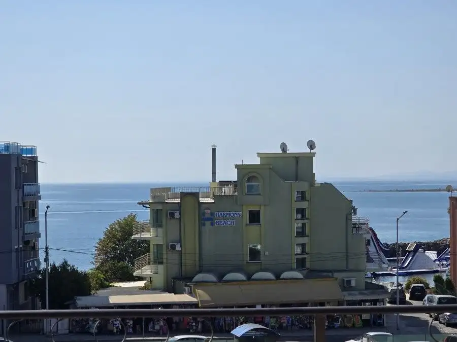 Floor apartment offering stunning sea views and a spacious terrace in Amoto, Nessebar. Perfect for s.