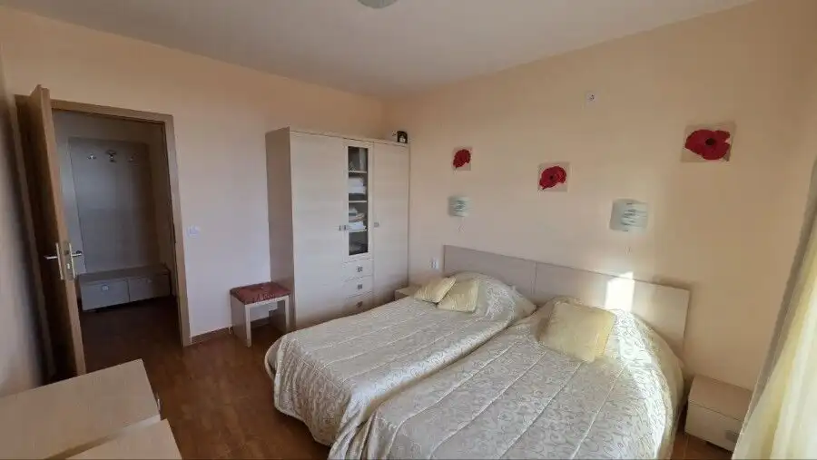 Sea view top floor apartment bedroom in Panorama Dreams, Sveti Vlas, 65 sq.m.