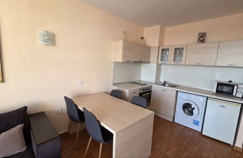 Bright interior of a sea view top floor apartment in Panorama Dreams, Sveti Vlas, 65 sq.m., just 100.
