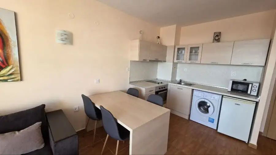 Bright interior of a sea view top floor apartment in Panorama Dreams, Sveti Vlas, 65 sq.m., just 100.