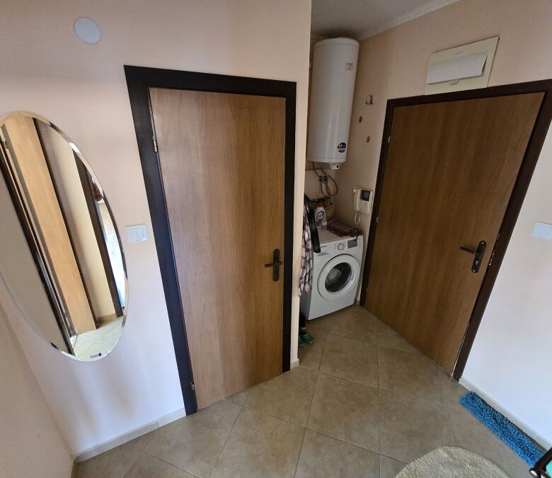 Bright 1-bedroom apartment in Ravda, close to the beach, with modern amenities and compact living sp.