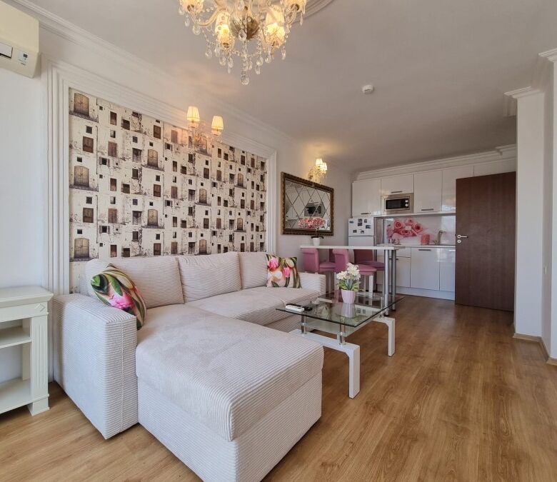 Top floor apartment in Sunny Beach with large terrace and panoramic views, 68 sq.m., in Sweet Homes.