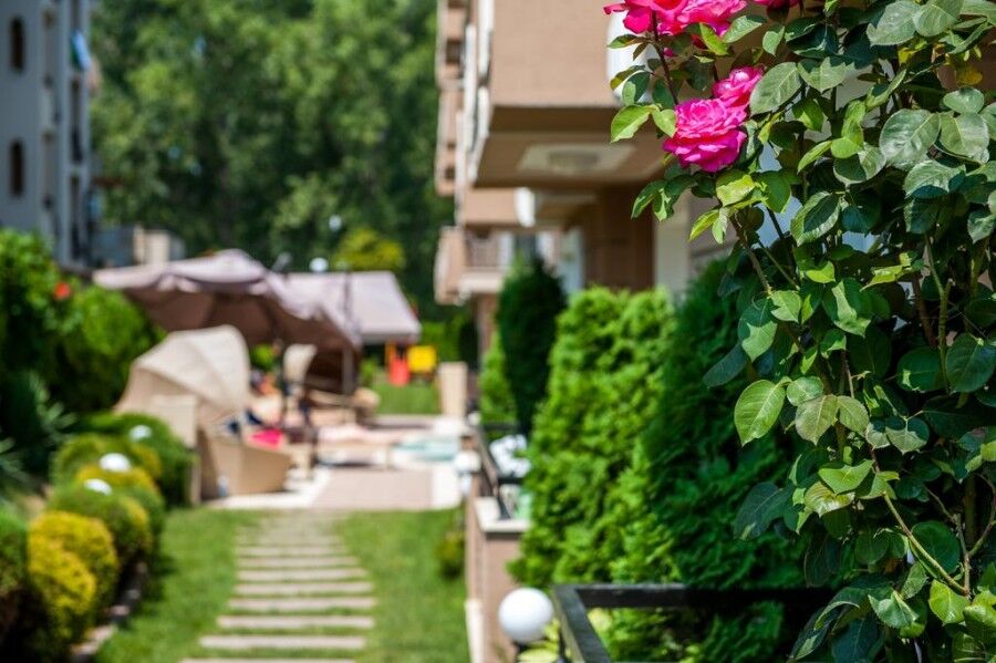 Furnished studio apartment in Dawn Park Deluxe Cozy furnished studio in Dawn Park Deluxe spa complex, Sunny Beach, Bulgaria.