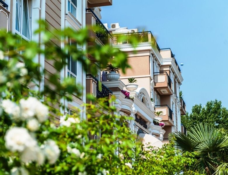 Furnished studio apartment, 29 sq.m., located in Dawn Park Deluxe spa complex in Sunny Beach.