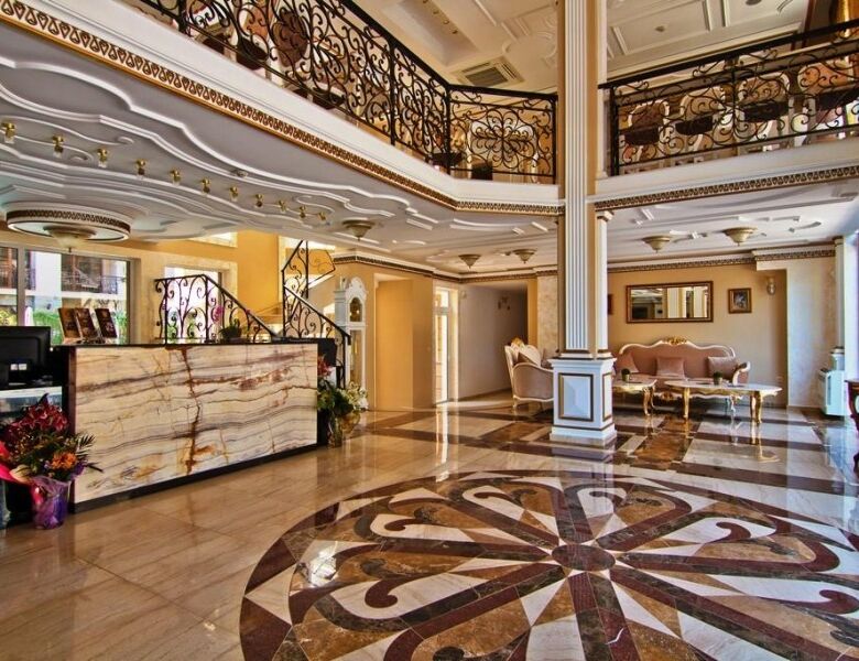 Furnished studio apartment, 29 sq.m., located in Dawn Park Deluxe spa complex in Sunny Beach.
