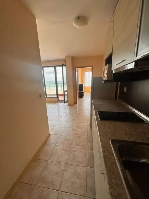Bright 1-bedroom apartment with stunning sea views, located on the first line at Sunny Beach. Perfec.