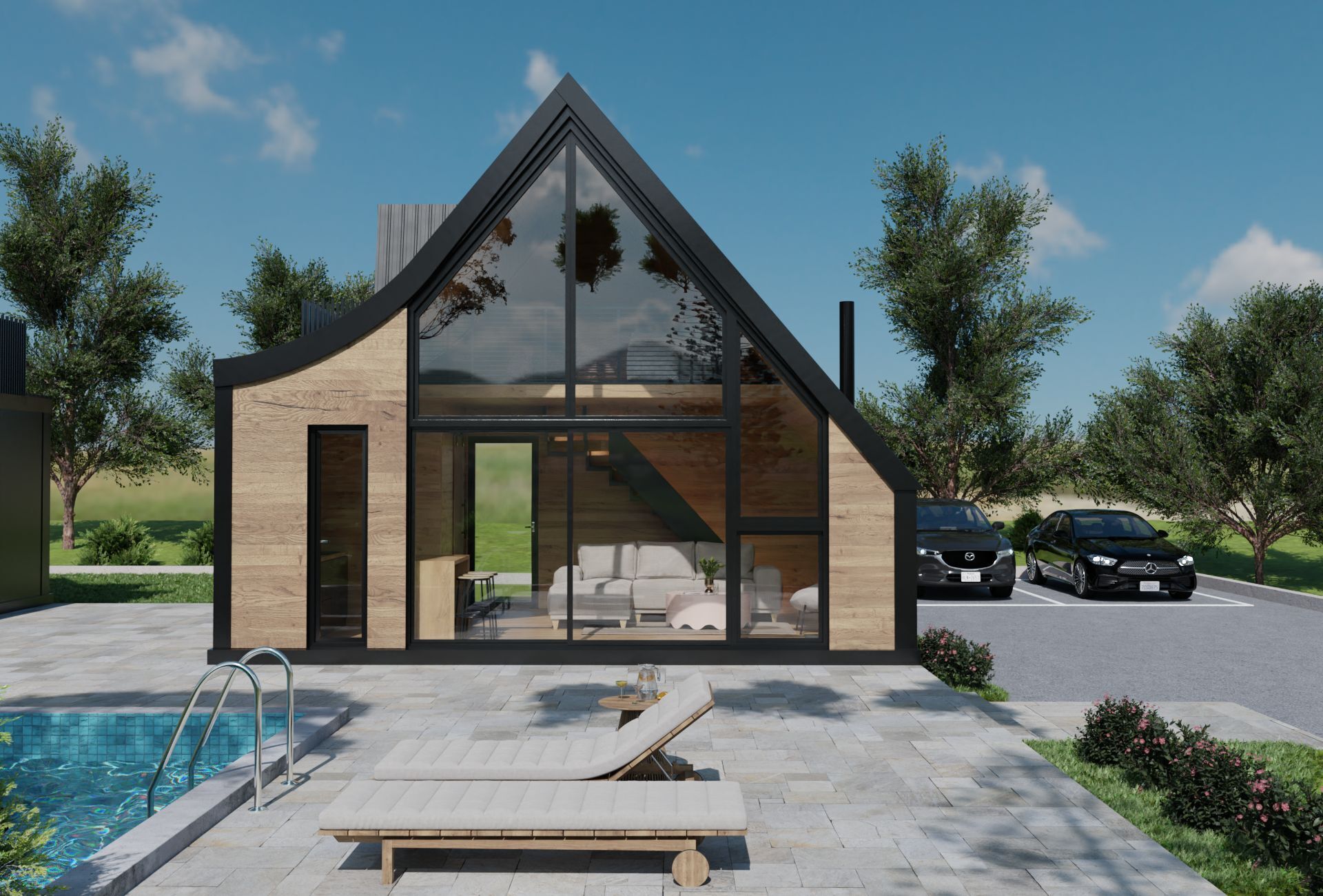 Luxury 4-bed villa with contemporary design near Sabljaci Lake in Ogulin. Perfect for relaxing holid.