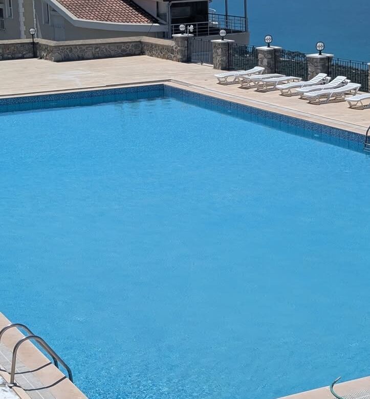 Pool with stunning sea views at Pearl Rock Retreat, Akbuk Didim, perfect for relaxing and enjoying t.