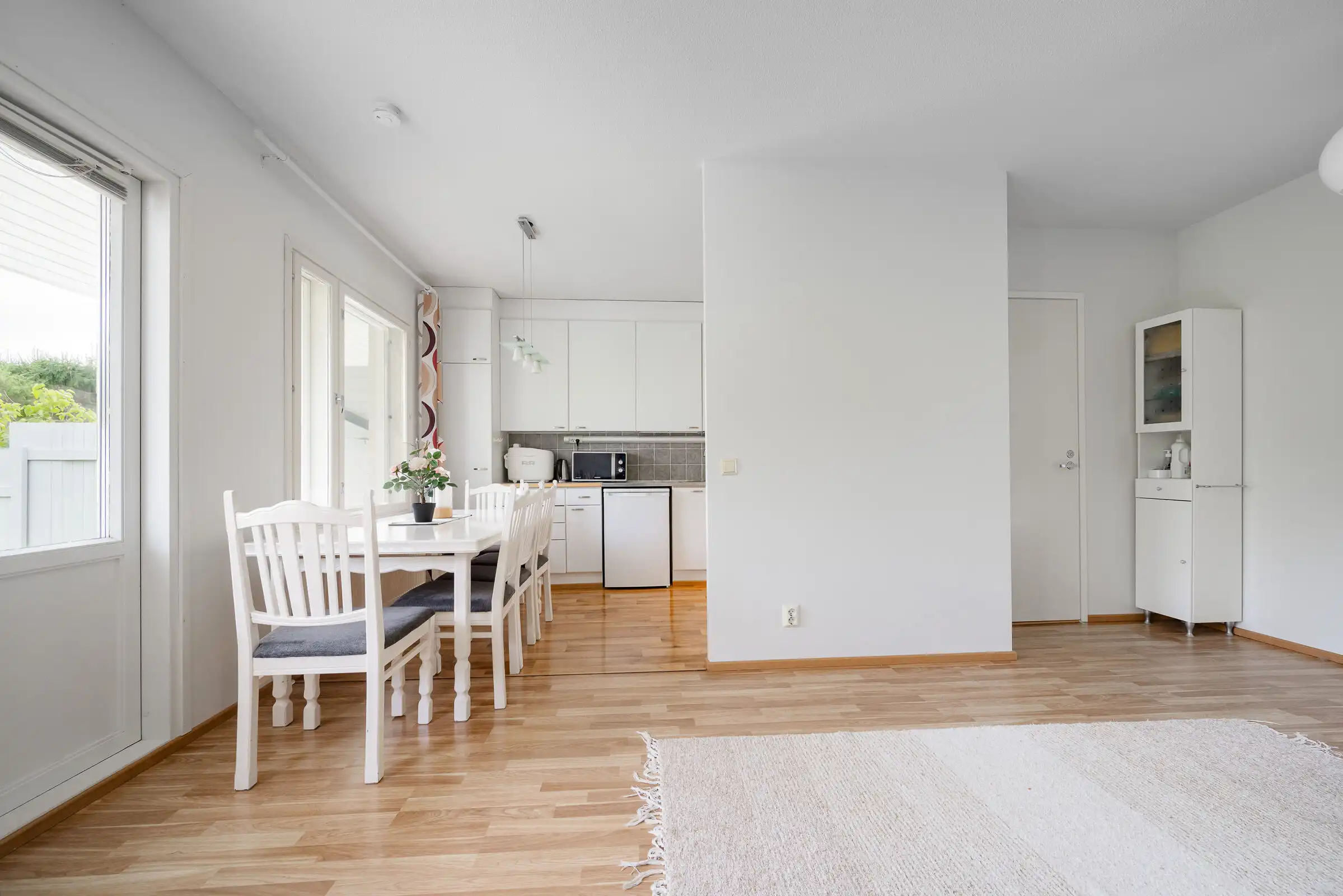 Bright 2-bedroom home for sale in serene Hirvensalo, Turku, featuring a spacious living area and mod.